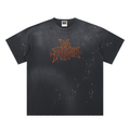 Da regin  Hand-Frayed Sunfade Paint Splatter T-Shirt