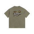 Da regin  summer 2027Vintage Washed Oversized Cotton T-Shirt