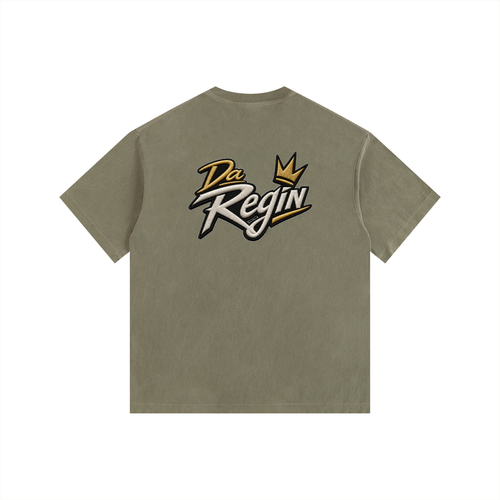 Da regin  summer 2027Vintage Washed Oversized Cotton T-Shirt