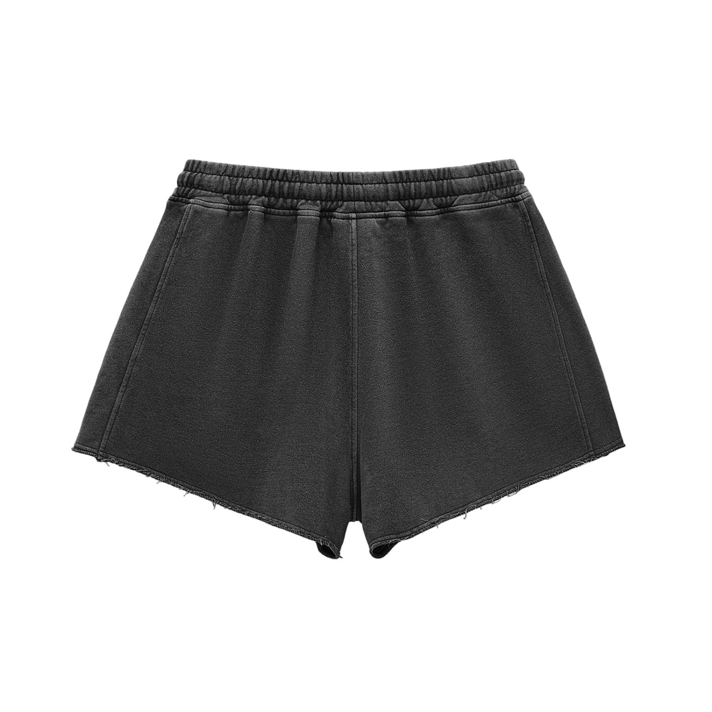 Womans da regin  Snow Washed Raw Edge Drawstring Shorts