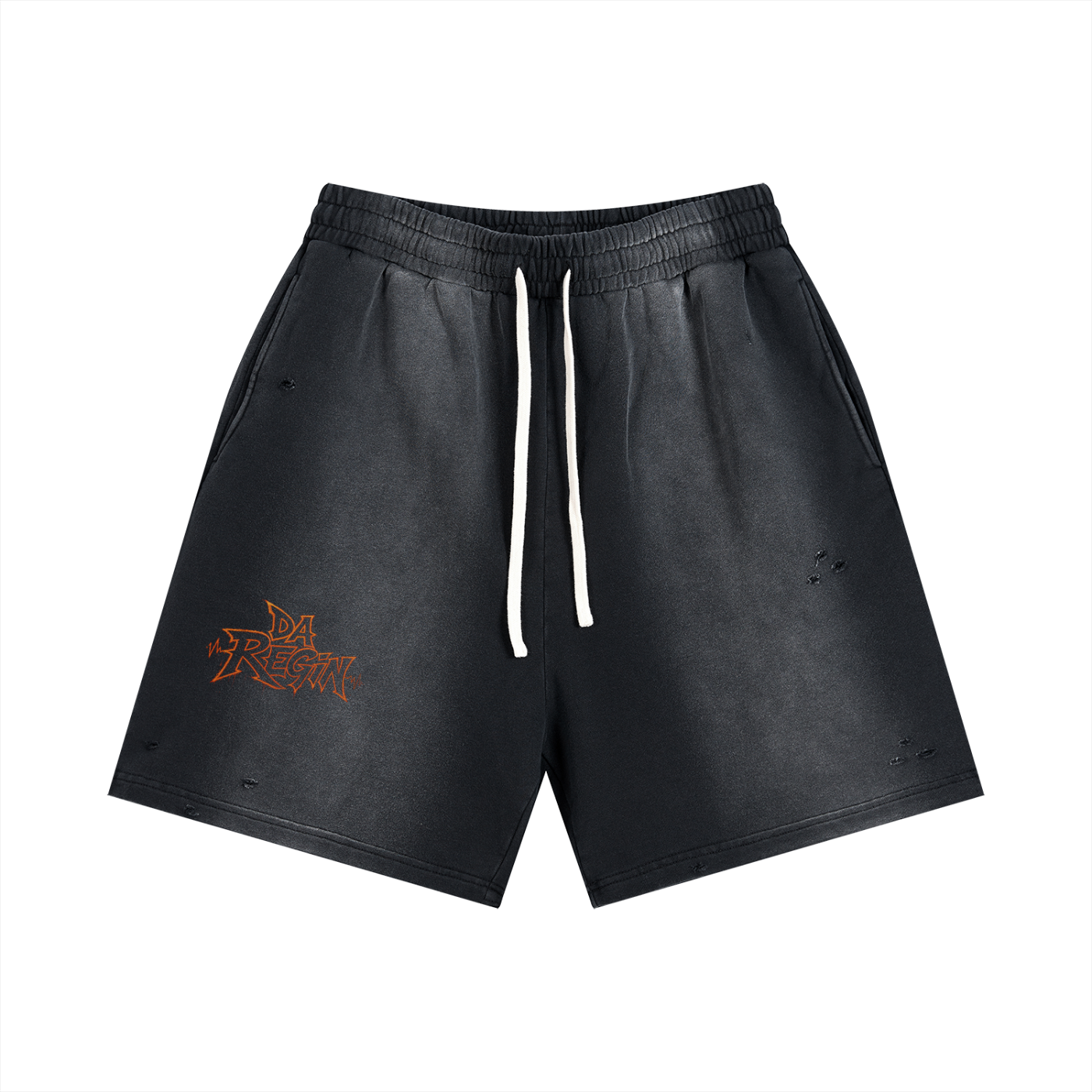 Sun Fade Distressed Shorts
