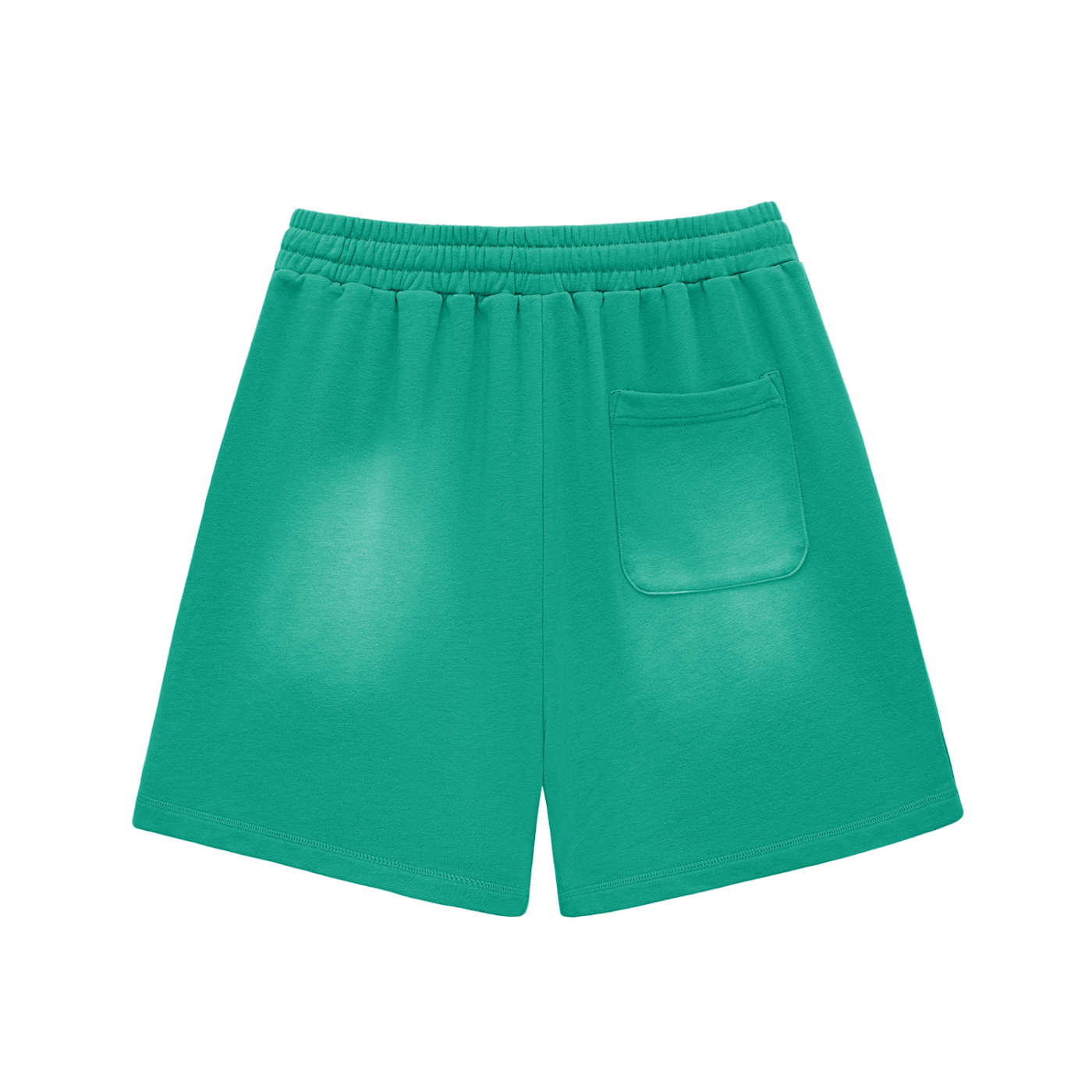 Da regin Sun Fade Raw Edge Cotton Shorts