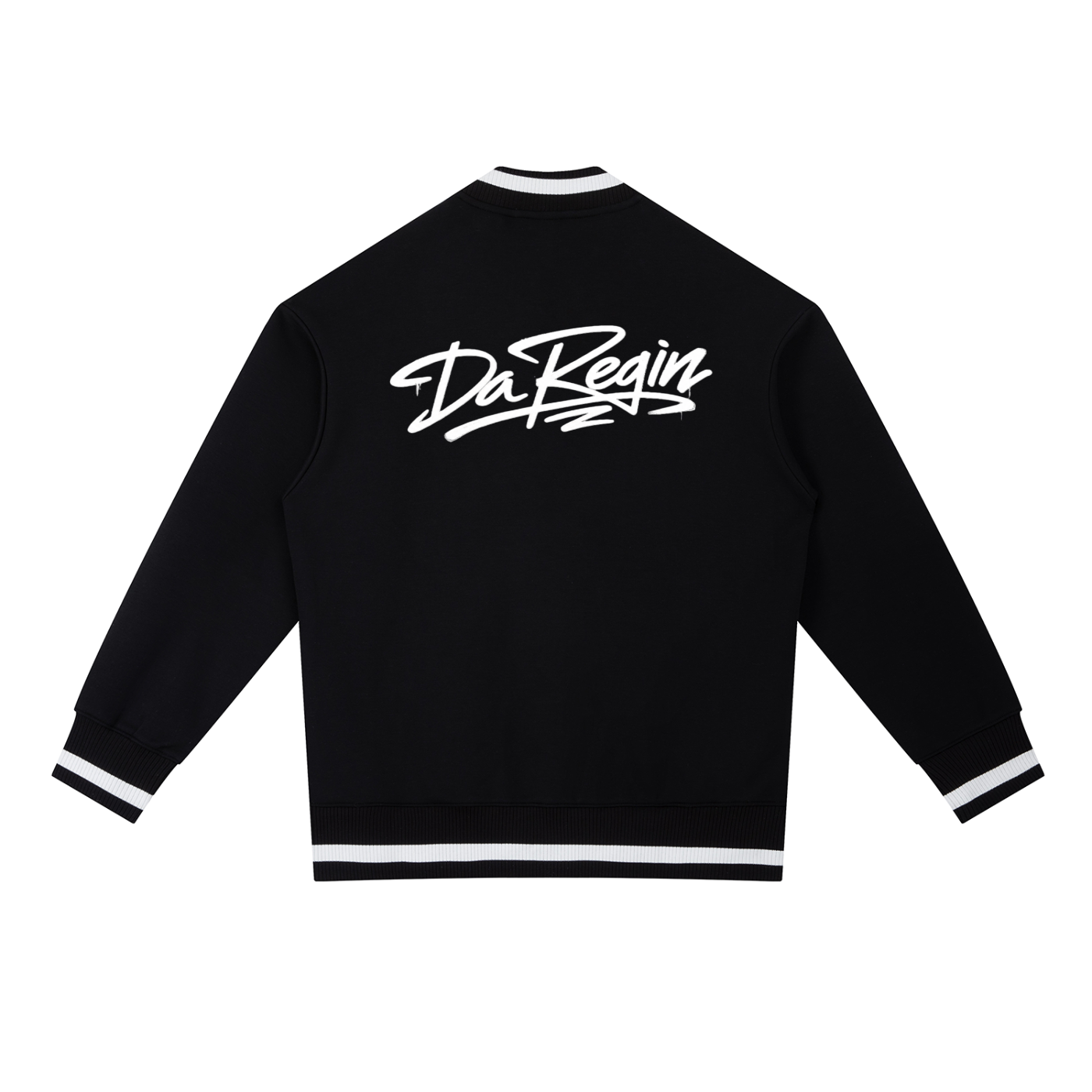 da regin Contrast Piping Zip Bomber Jacket