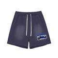 daregin Sun Fade Raw Edge Cotton Shorts