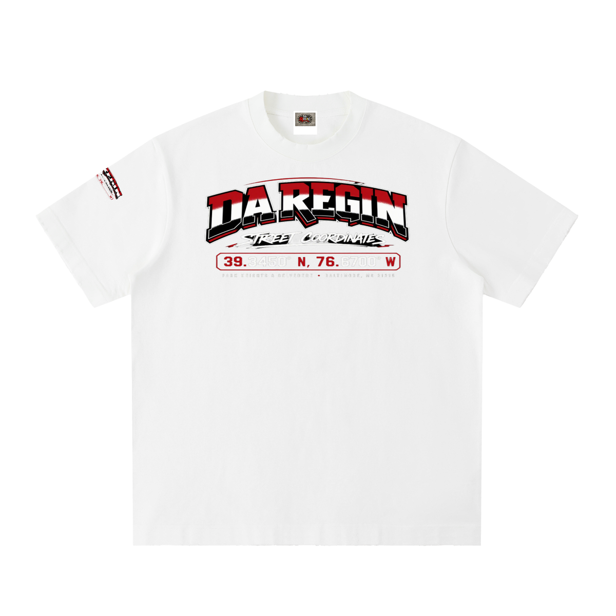 DAREGIN Heavyweight Vintage Washed Frayed T-Shirt