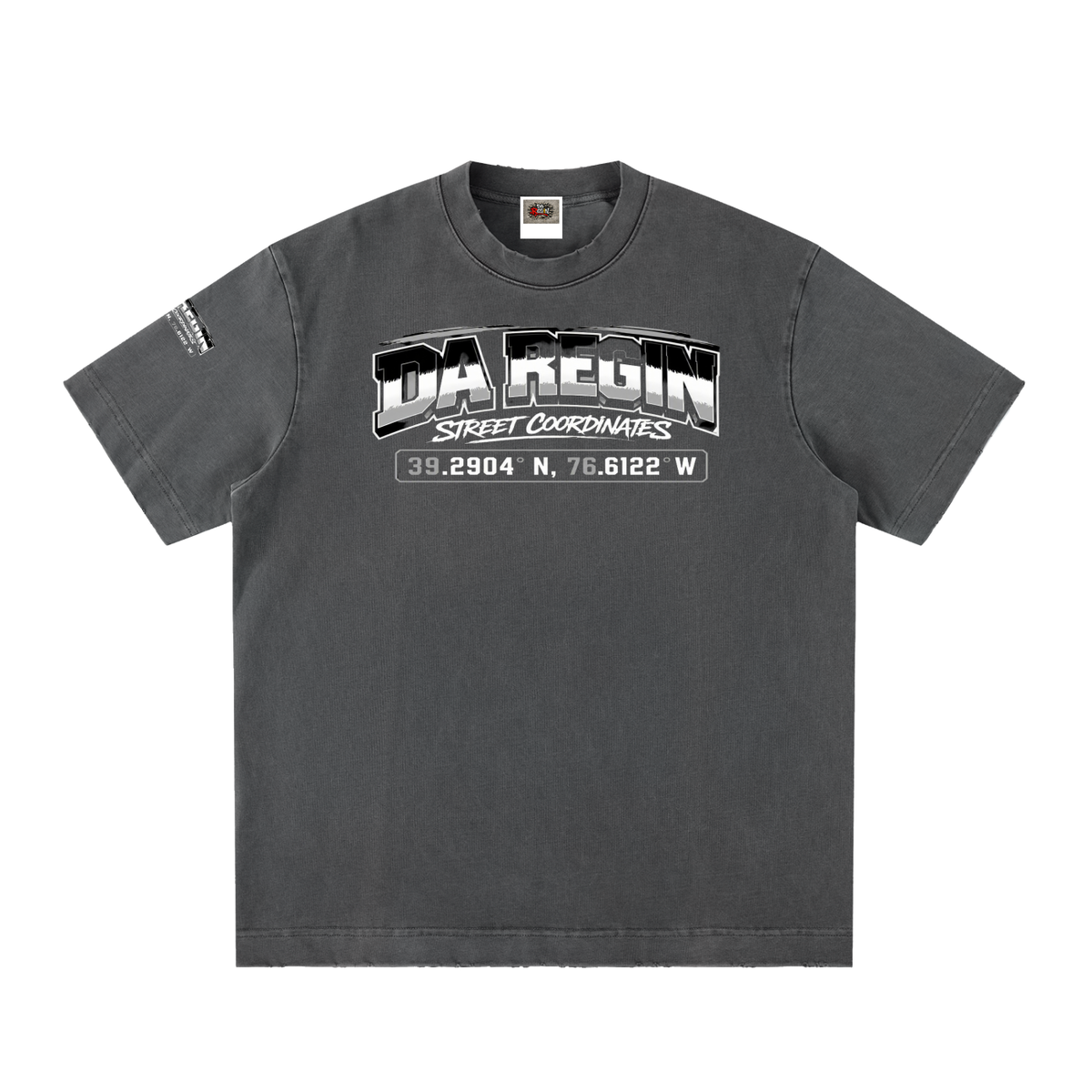 DAREGIN Heavyweight Vintage Washed Frayed T-Shirt