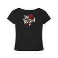 Womans da regin  Tencel Slim Fit V-Neck T-Shirt