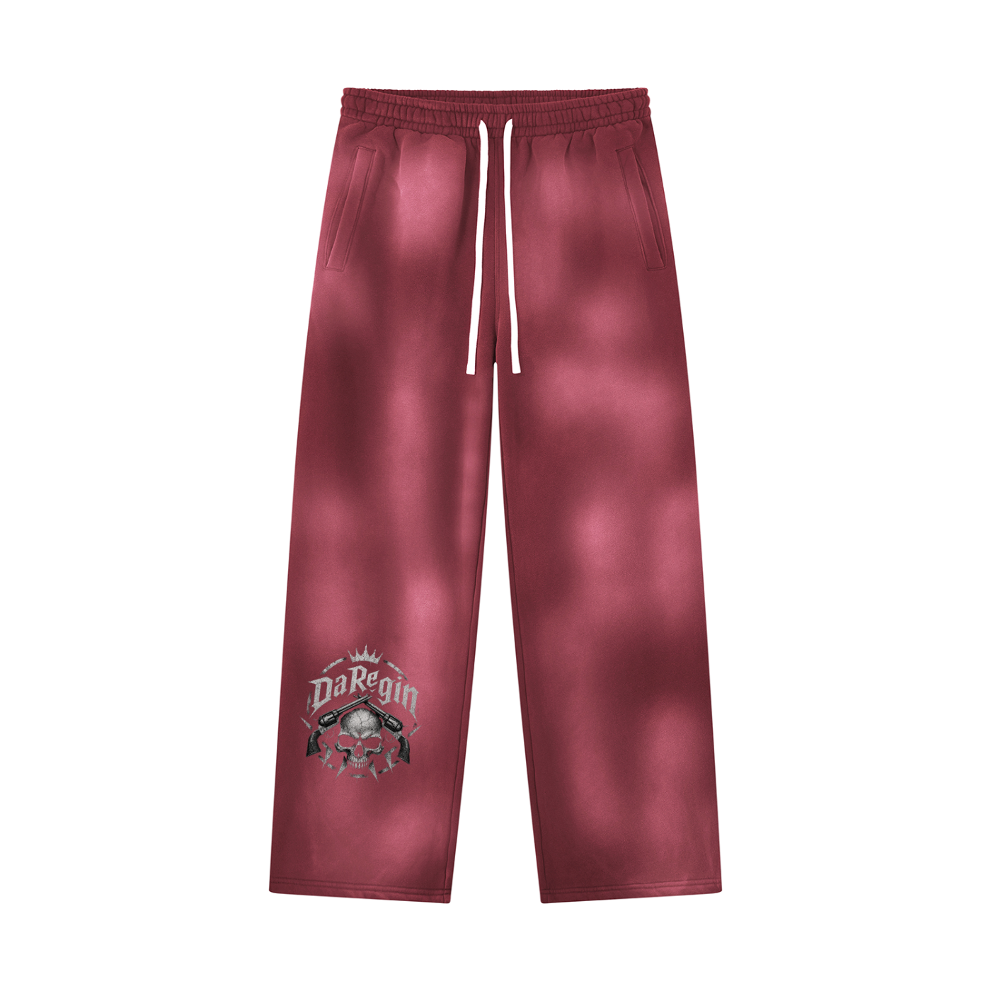 da regin Unisex Sunfade Wide Leg Fleece Sweatpants