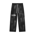 Da regin  Unisex Sunfade Wide Leg Fleece Sweatpants