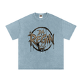 da regin Snow Washed Oversized Cotton T-Shirt