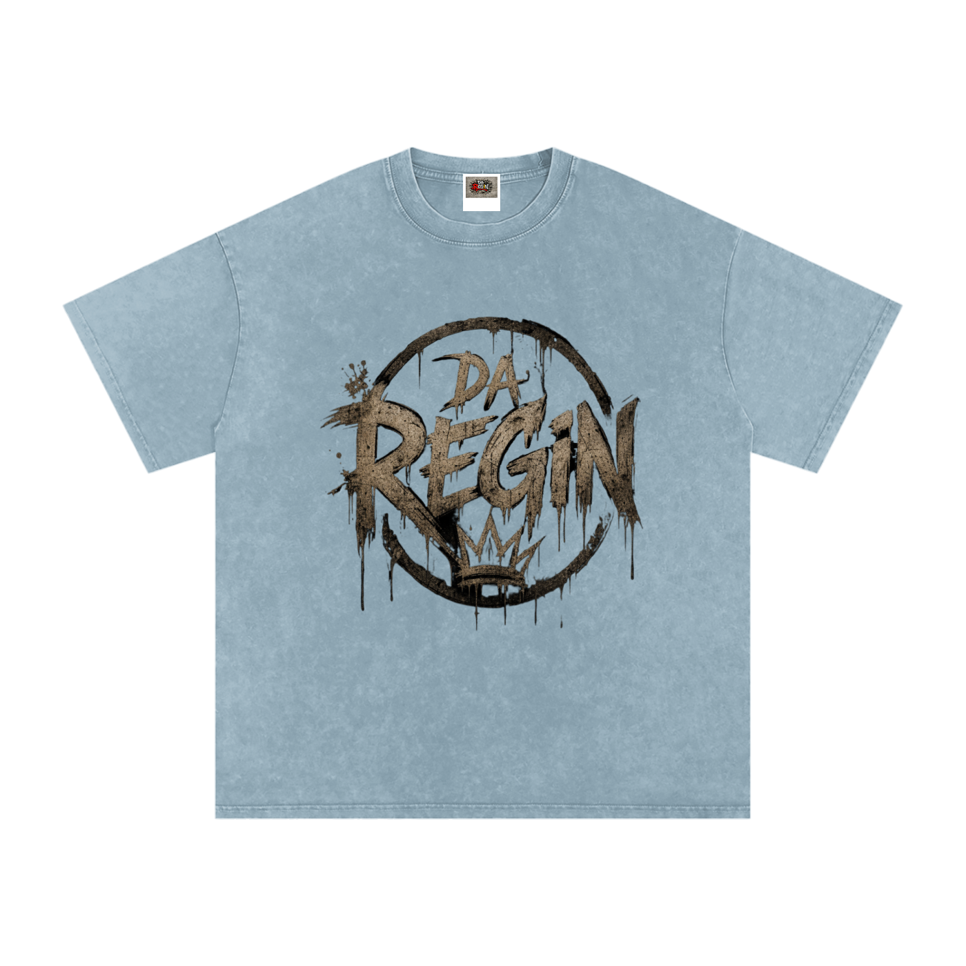 da regin Snow Washed Oversized Cotton T-Shirt
