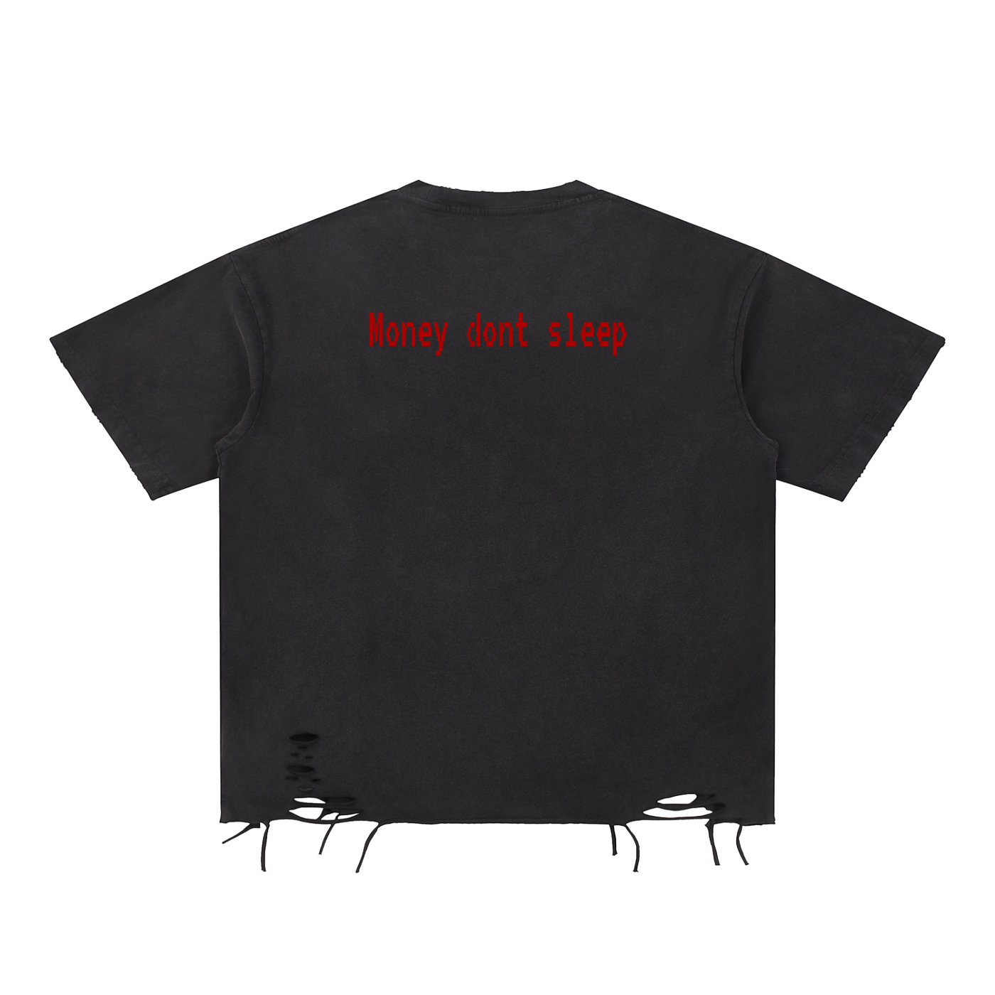 Da regin Snow Washed Raw-Hem T-Shirt