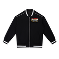 Daregin Contrast Piping Zip Bomber Jacket