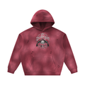 Da regin  Unisex Sunfade Frayed Fleece Hoodie