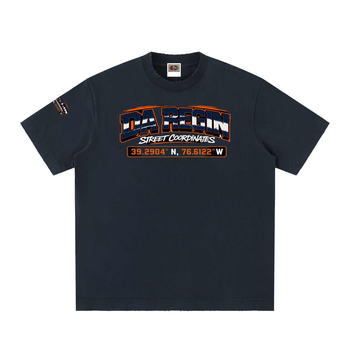 DAREGIN Heavyweight Vintage Washed Frayed T-Shirt