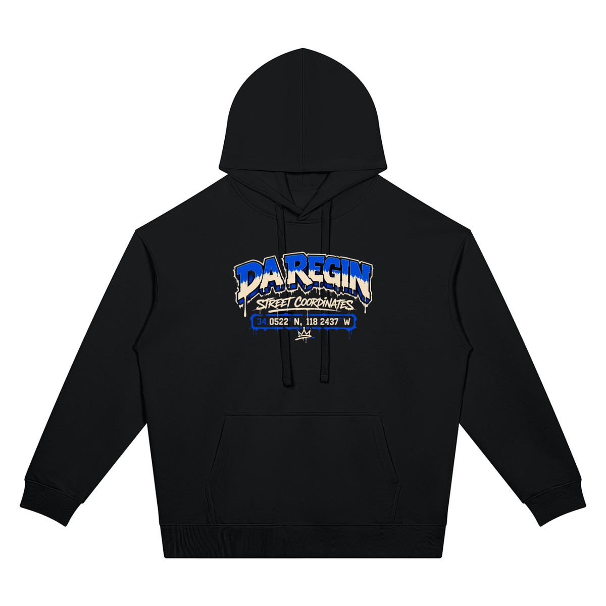 daregin Oversized Drop Shoulder Hoodie