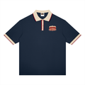 DAREGIN MENS Color Block Polo Shirt
