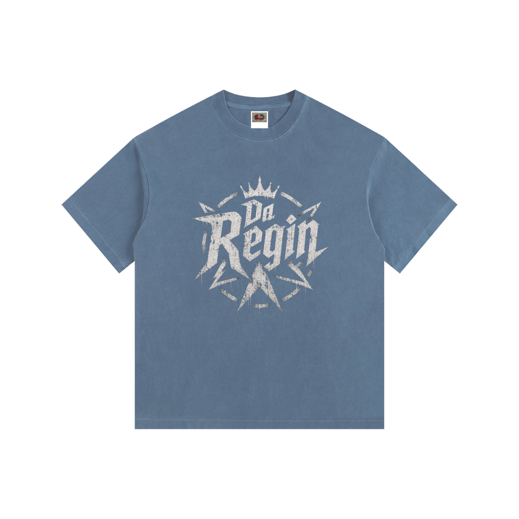 Da regin  2027 Vintage Washed Oversized Cotton T-Shirt