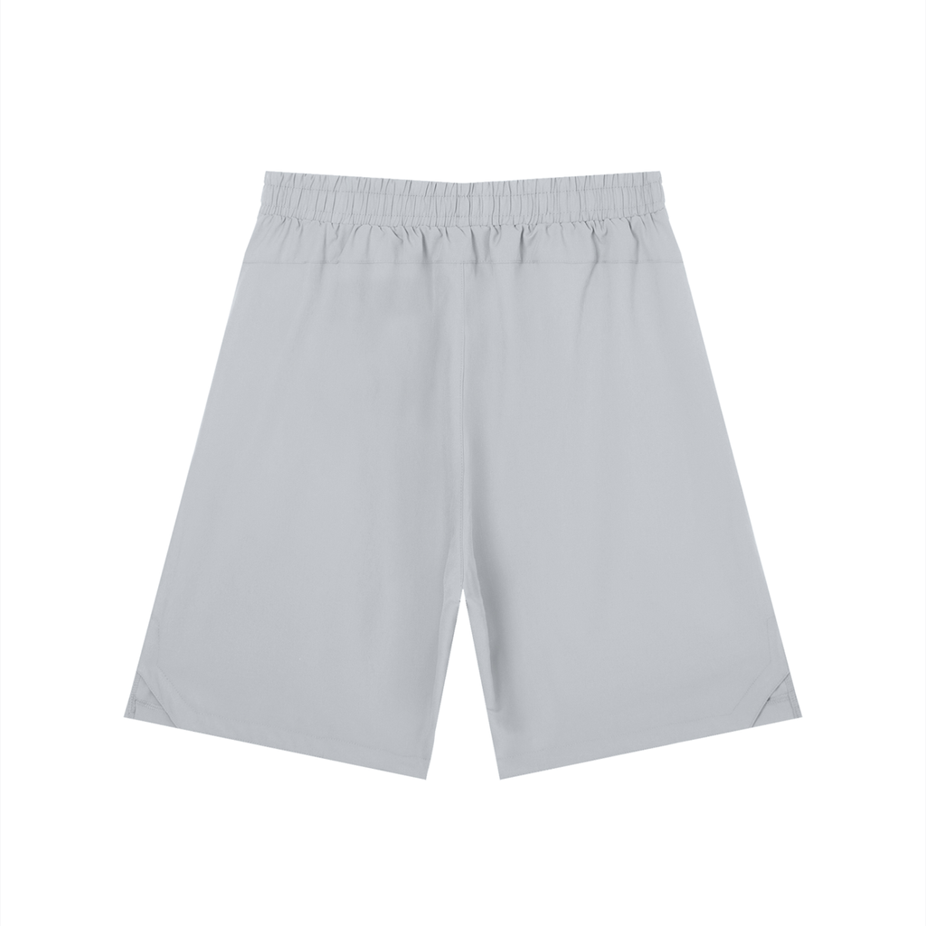 Da regin Men’s Solid Elastic Waist Shorts