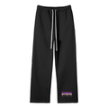 Daregin Unisex Solid Color Fleece Straight Leg Pants