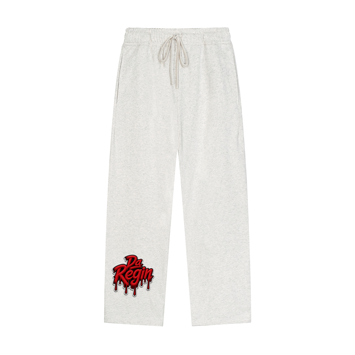 Da regin Solid Color Straight-Leg Sweatpants