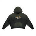 da regin Frayed Sunfade Boxy Fleece Hoodie
