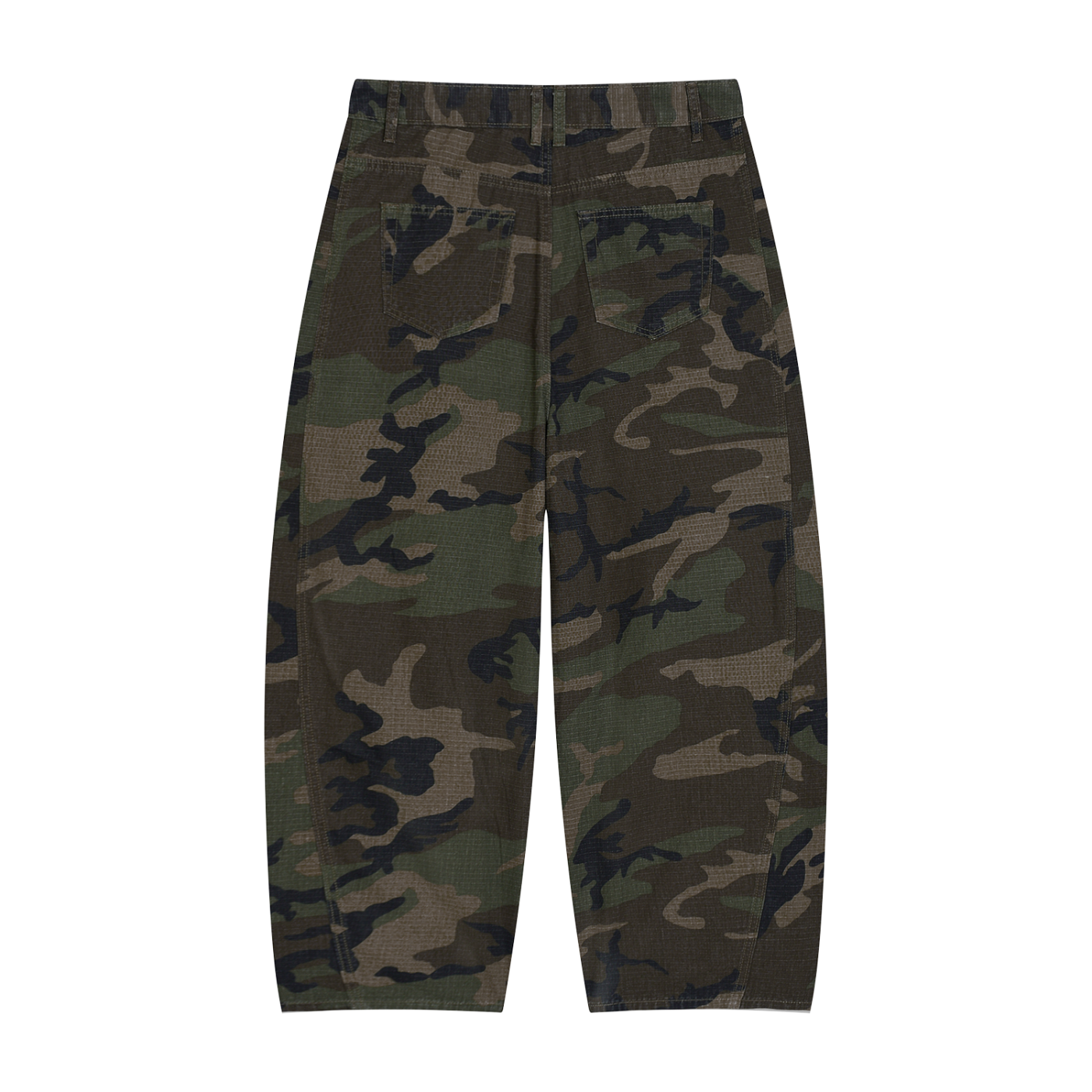 Da regin  Men’s Camo Barrel Leg Cargo Pants