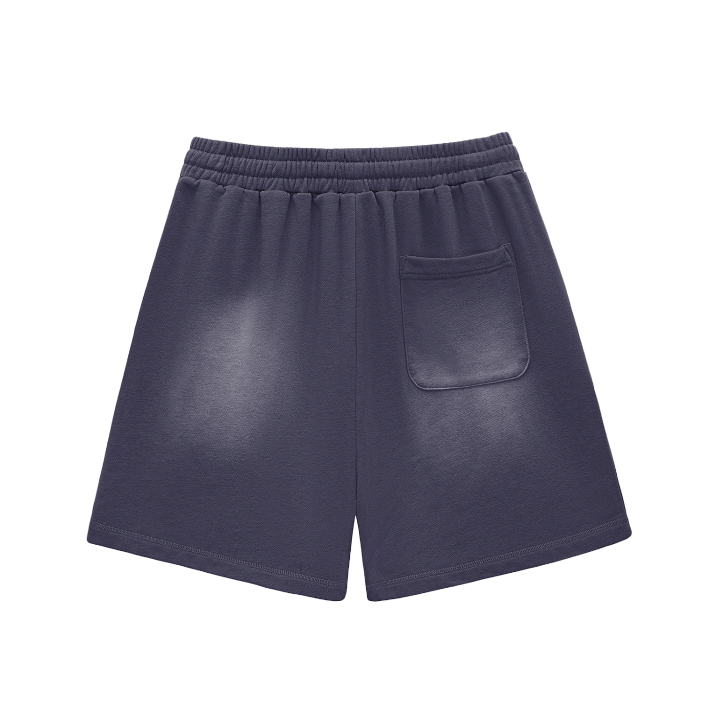 Da regin Sun Fade Raw Edge Cotton Shorts