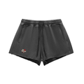 Womans da regin  Snow Washed Raw Edge Drawstring Shorts