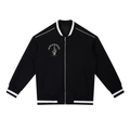 da regin Contrast Piping Zip Bomber Jacket