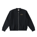 Da regin Essential Zip-Up Fleeced Varsity Jacket